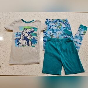 Boys' M (10) Dinosaur Pajama Set